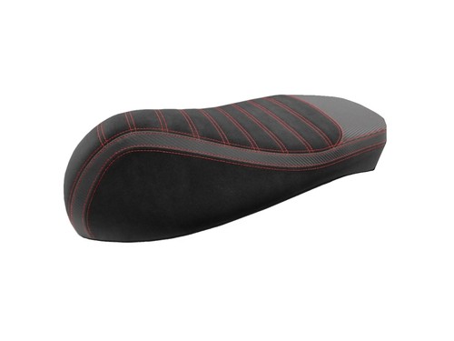 Coprisedile nero cucito - , rosso