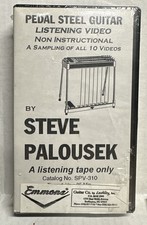 Pedal Steel Guitar Listening Non Instructional Video Steve Palousek VHS Tape