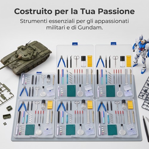 Kit attrezzi modellismo set - kit,