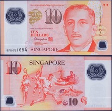 Singapore - P48i - 10 dollari