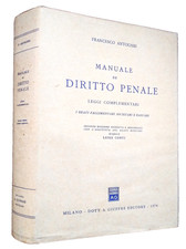 ANTOLISEI " Manuale di Diritto