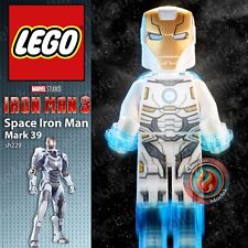 ⭐ LEGO Space Iron Man Mk 39 sh229 Minifigure Marvel sh0229 Avengers 76049 Stark