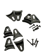 8 PZ CLIP FERMA GRIGLIE WOOFER ALTOPARLANTI STAFFA FISSAGGIO CASSE ACUSTICHE