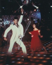 Autografo firmato JOHN TRAVOLTA 20x25cm SABATO NOTTE FEBBRE di persona autografo