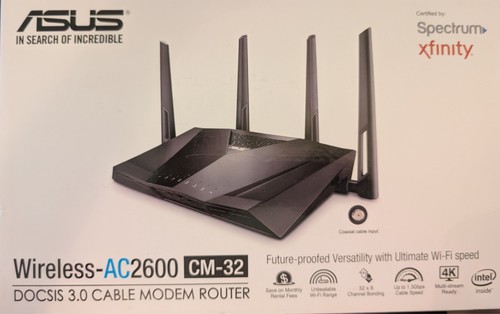 Asus ac2600 docsis - asus, cm-32