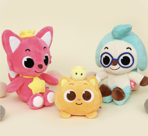 Peluche pupazzo pinkfong hogi - pupazzo,