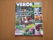 Rivista VERDE FACILE - 4 regole d'oro - manutenzione giardino nel week end
