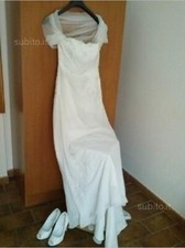 VESTITO SPOSA JANVIER + SCARPE N38