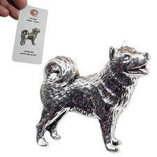 Husky Pin Badge Peltro