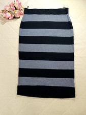 Gonna Pinko Black Dress Righe