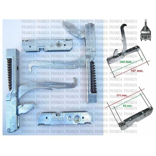 Kit 2pz cerniere molle porta - kit,