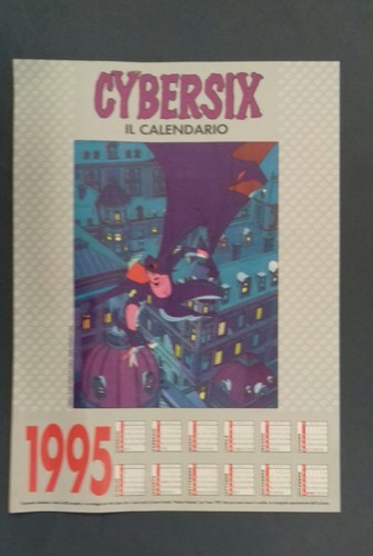 Cybersix calendario 1995 - cybersix,,