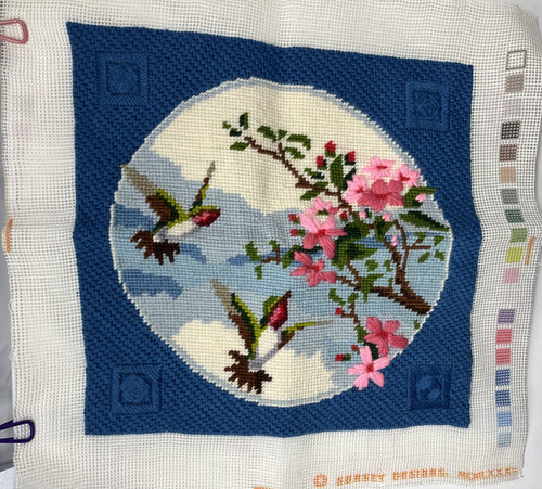 Completo colibrì crewel - completo,