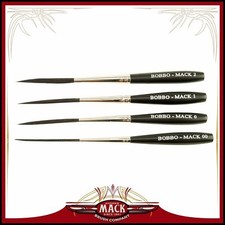 Bobbo/Mack Super Quad Pennello per Pittura Gessata Dimensioni #00,#0,#1,#2 O Set di Quattro