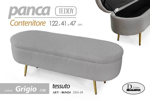 Panca contenitore tessuto - contenitore,