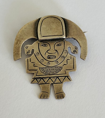 Spilla tribale figura inca