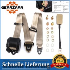 Cintura automatica 3 punti cintura di sicurezza universale frusta TÜV E test BEIGE