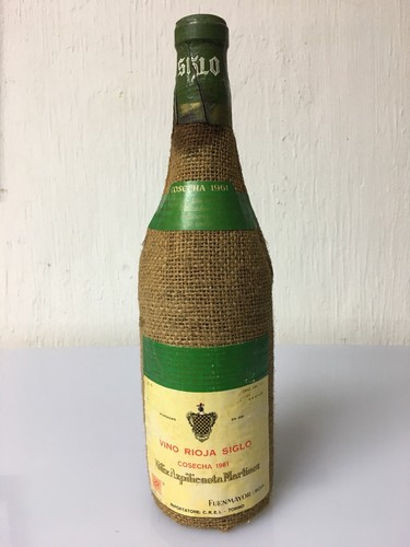 Vino rioja siglo cosecha 1961 - cosecha,