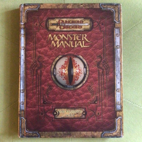 Monster manual premium reprint - manual,