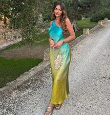 Abito Zara asimmetrico in raso