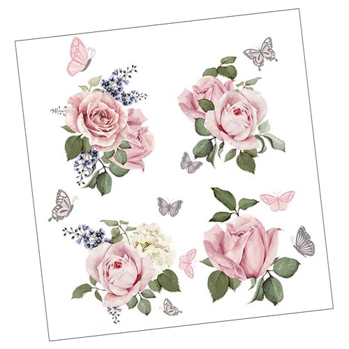 Set adesivo murale fiore di - set,