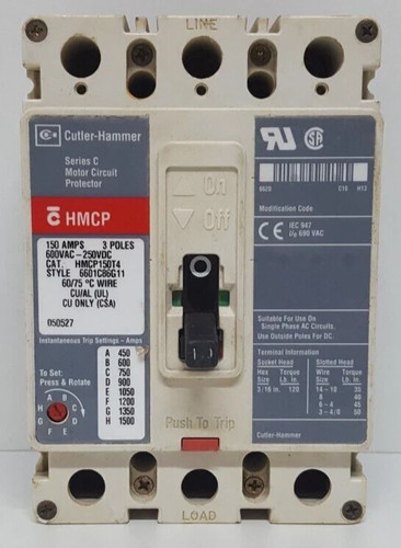 Cutler hammer hmcp150t4 - cutler-hammer,