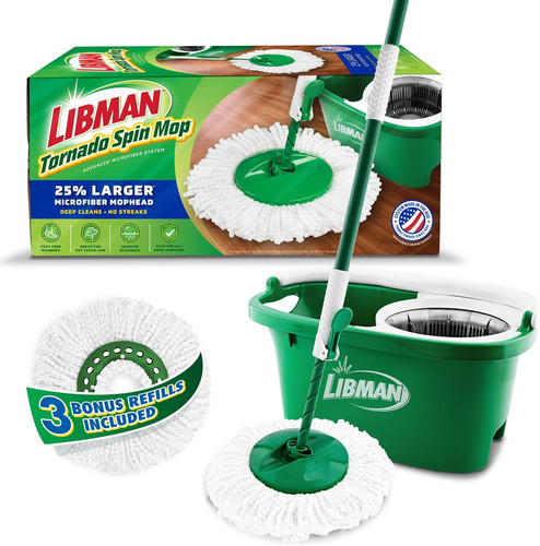 Libman tornado spin mop - spin, system