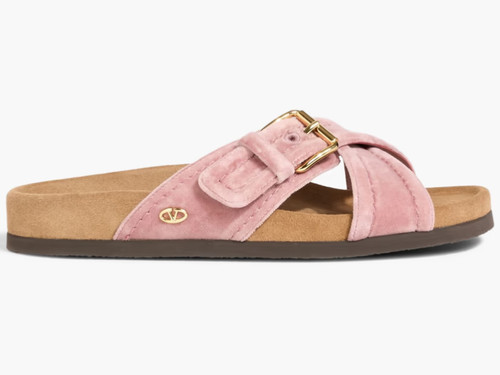 Scarpe sandali slides - , velluto