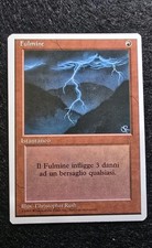 Fulmine FWB Bordo Bianco Vintage Anno 1995 Magic The Gathering Christopher Rush