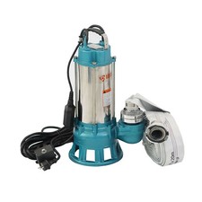 Pompa fecale 2200W pompa acque sporche con taglierina 30000 L/h + tubo C 20m