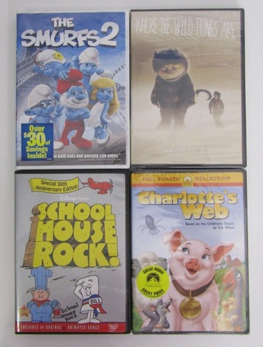 Lot dvd smurfs - smurfs, 2/school