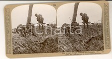 1918 WW1 THE GREAT WAR English troops into BERNAFAY WOOD *Stereoscopic nÂ° 90