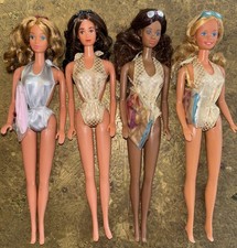 Raro lotto Barbie Sun Gold Malibu Barbie 1993 - AA Steffie Face, Barbie, PJ, COSÌ COM'È