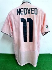 MAGLIA JUVENTUS NEDVED MATCH WORN SHIRT JERSEY CAMISETA VINTAGE COA 2003/2004