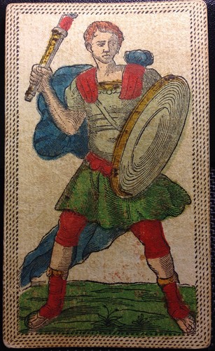 C1820 fante bastoni arcani - di,