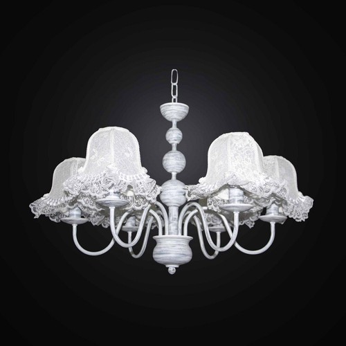 Lampadario moderno shabby - lampadario,