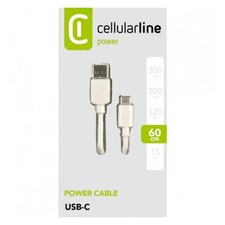 CELLULARLINE - Cavo di ricarica USB-C - Lunghezza 60 cm, per cellulari e tablet