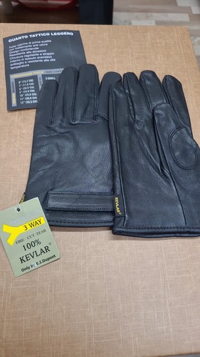 Guanti neri in kevlar - tg.,