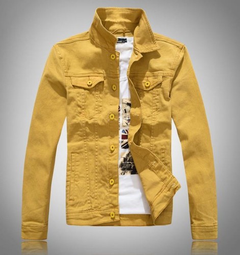 Giacca jeans uomo denim cotone