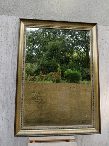 Vecchio specchio con cornice - vecchio,