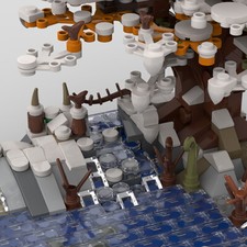 Albero su Lago (Inverno) 855