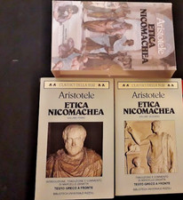ARISTOTELE  ETICA NICOMACHEA  (Testo greco fr., ed.Zanatta) 2voll+cofan BUR 1997