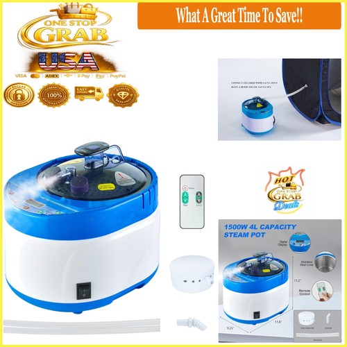 Portable sauna steamer with - 4l,