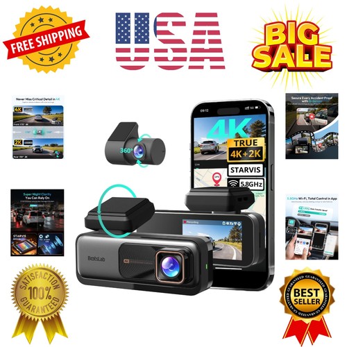 Dash cam anteriore - cam, 4k
