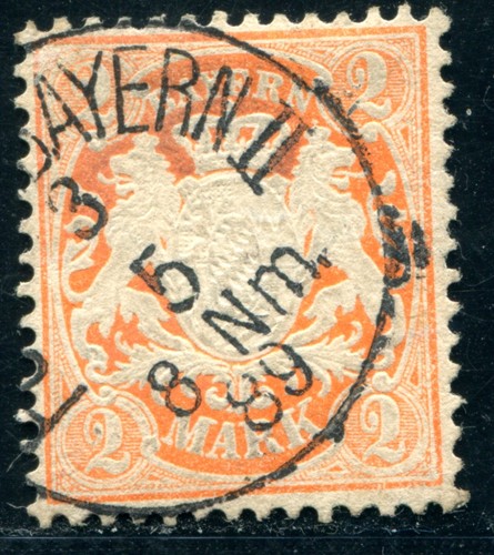 Bavaria 1876 44a usato - 1876,