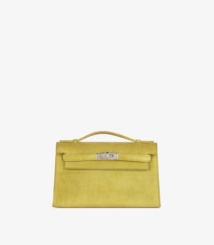 Pochette hermès vert anis - vert,