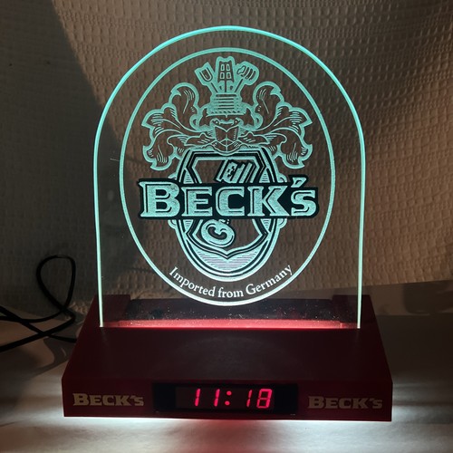 Sveglia insegna luminosa rossa - sveglia,