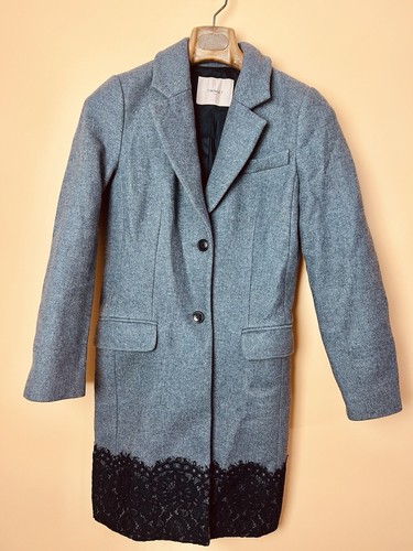 Cappotto donna lana grigio