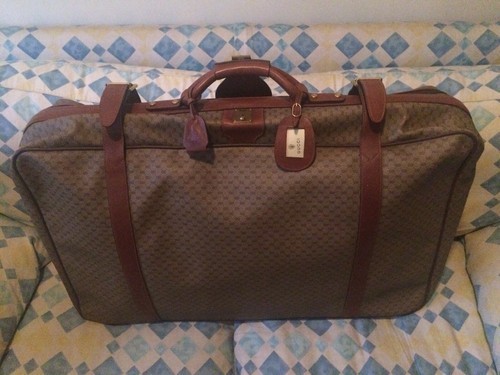 Gucci valigia monogram - gucci, vintage