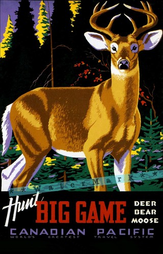 Canada 1938 big - big, deer